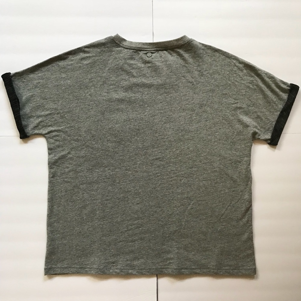 Hunter Embossed Roll Sleeve Logo Tee Shirt SZ L - Picture 4 of 8